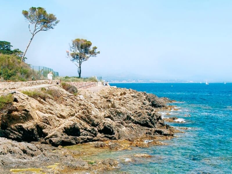 Côte d'Azur Bucht Bild