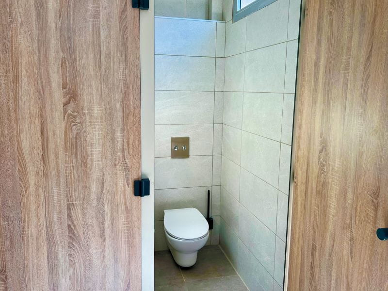 Renovierte sanitäre Anlagen