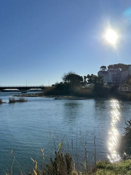 Träumen vom Sommer Mitte Dezember auf dem Campingplatz Saint-Aygulf Plage