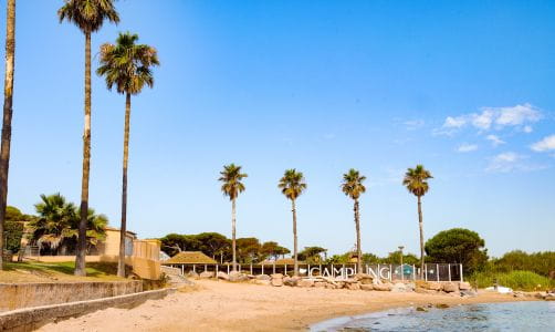 image Träumen vom Sommer Mitte Dezember auf dem Campingplatz Saint-Aygulf Plage