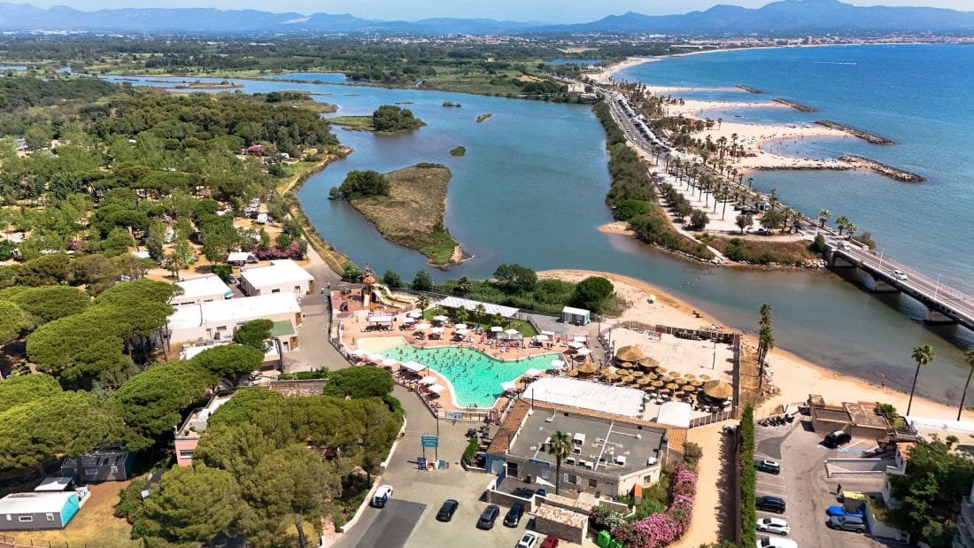 Träumen vom Sommer Mitte Dezember auf dem Campingplatz Saint-Aygulf Plage
