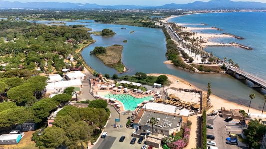 image Träumen vom Sommer Mitte Dezember auf dem Campingplatz Saint-Aygulf Plage
