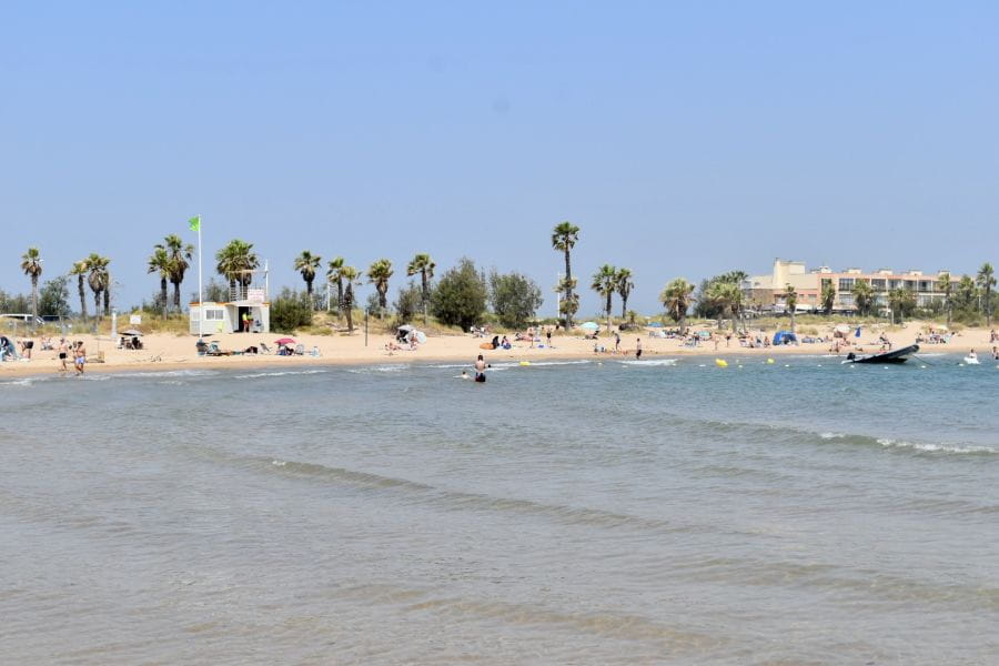 Der Strand ist nur einen Katzensprung entfernt