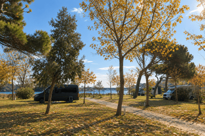Bild Oktober auf dem Campingplatz Saint-Aygulf Plage: Herbst unter freiem Himmel